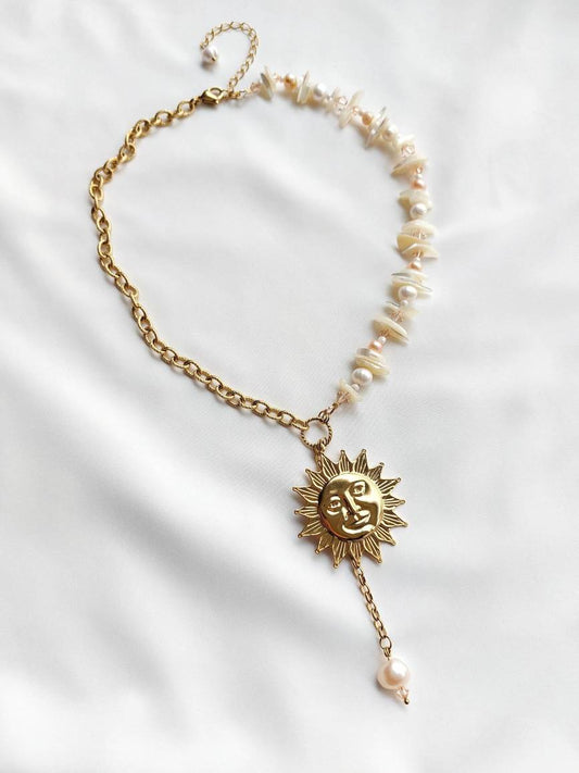 EMBLA large sun necklace