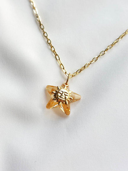 ETERNITY star and sun necklace