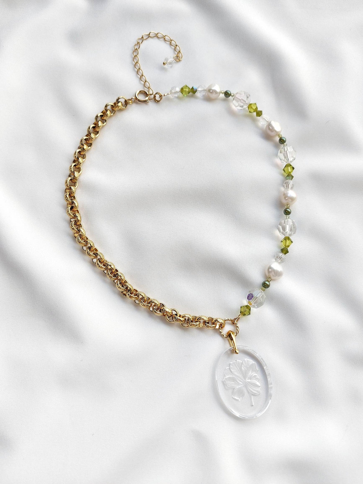 REUNION collier aurora fleur