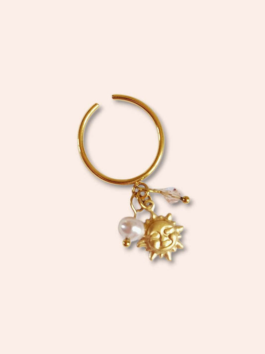 SWEET Asteria pastel sun ring