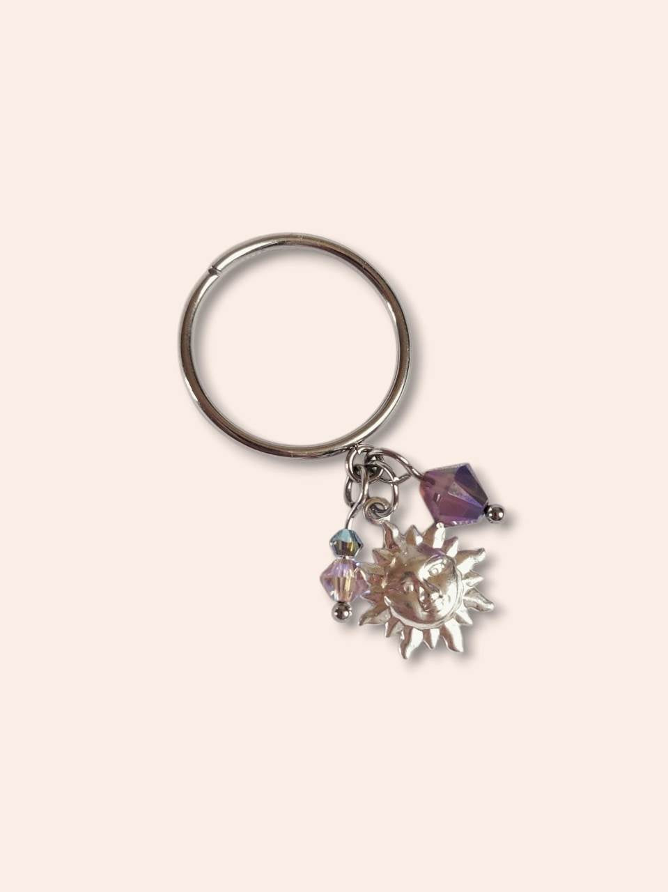 ECLIPSE Astéria silver sun ring size 55