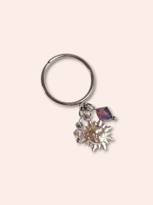 ECLIPSE Astéria silver sun ring size 55