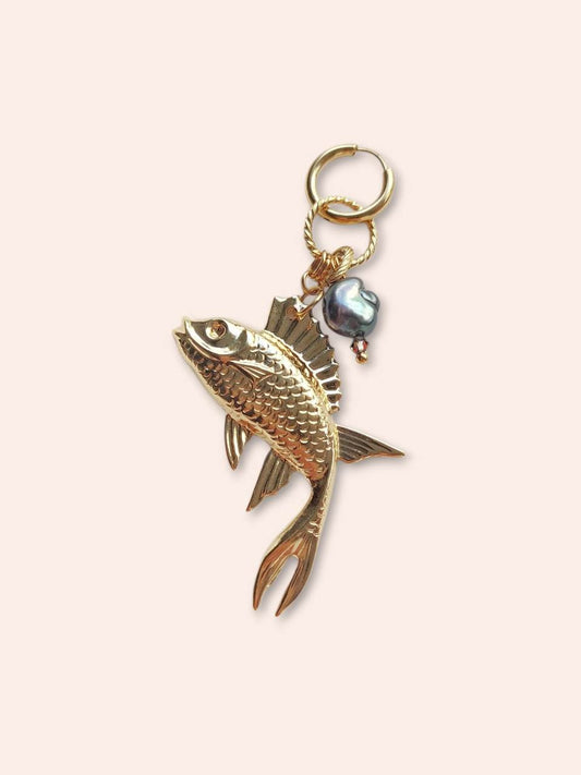 AMPHITRITE single fish earring
