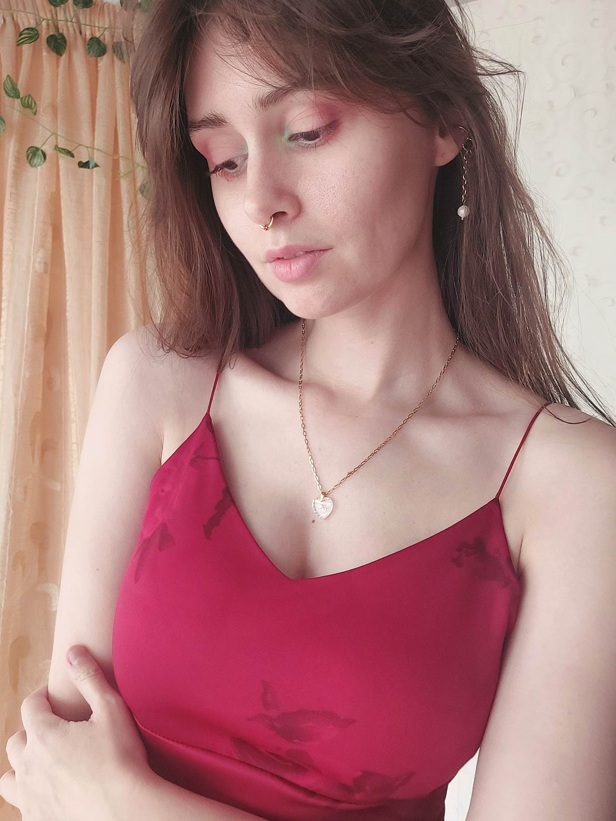 TEDDY BEAR aurora heart necklace