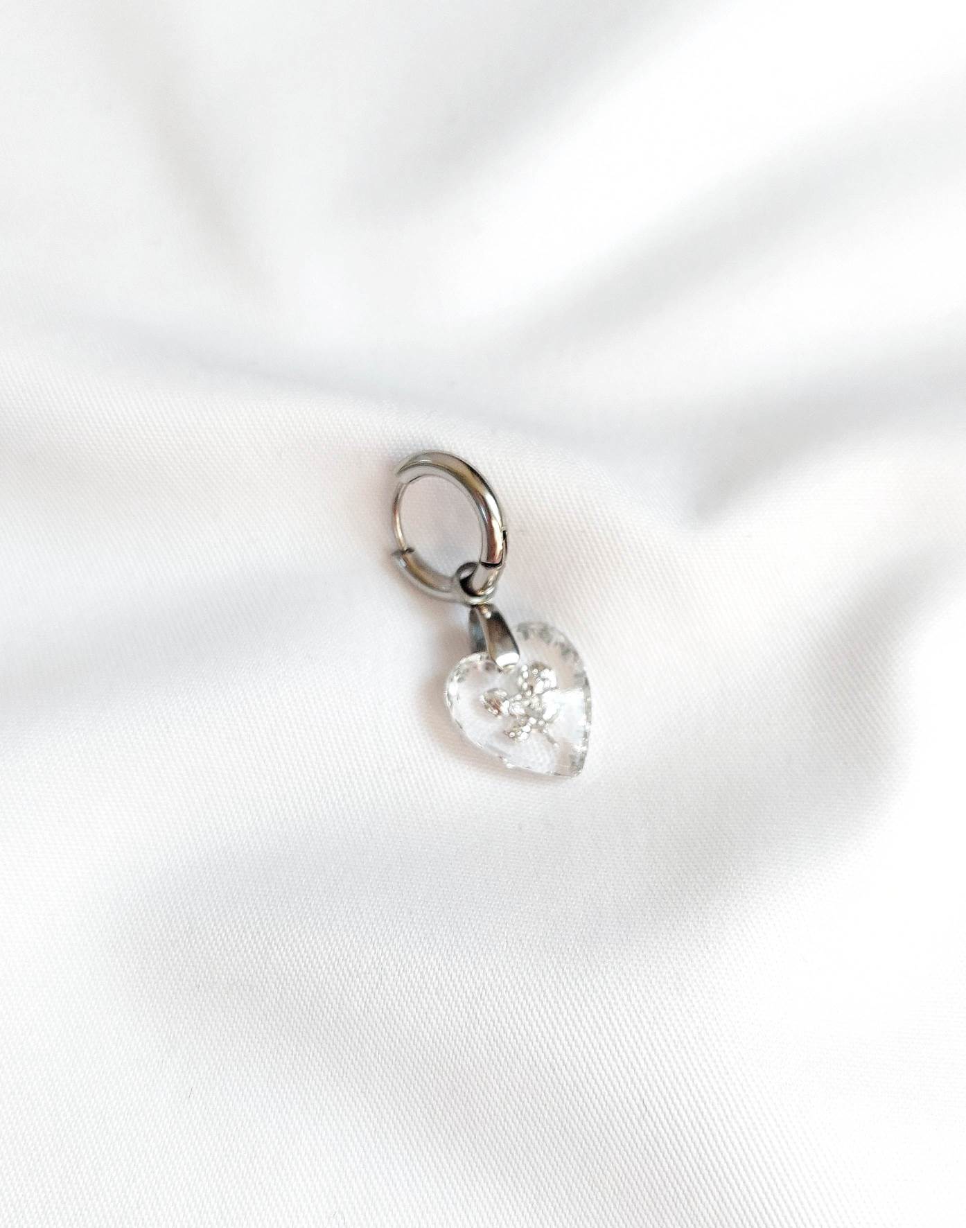 Aurora classic single hoop rose gold version