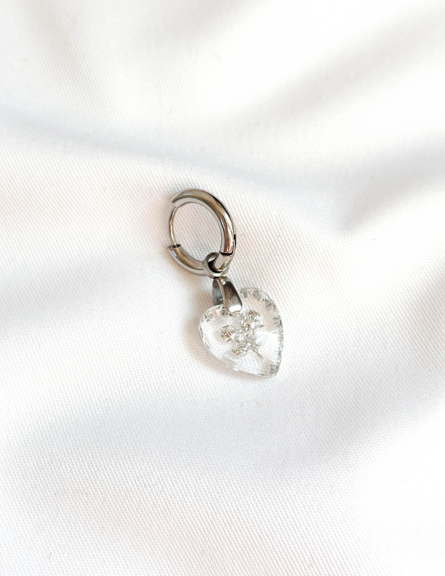 Aurora classic single hoop rose gold version