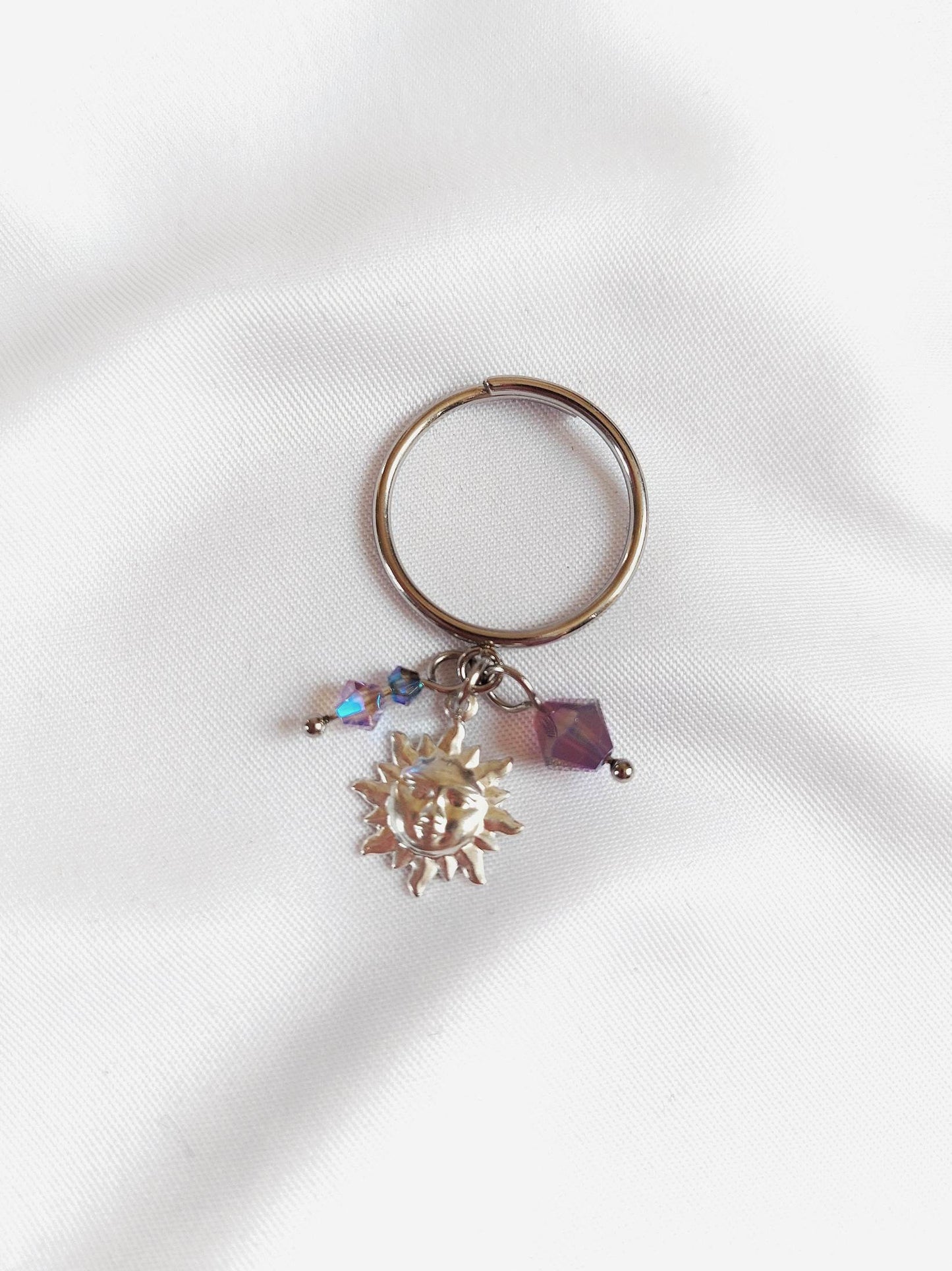 ECLIPSE Astéria silver sun ring size 55