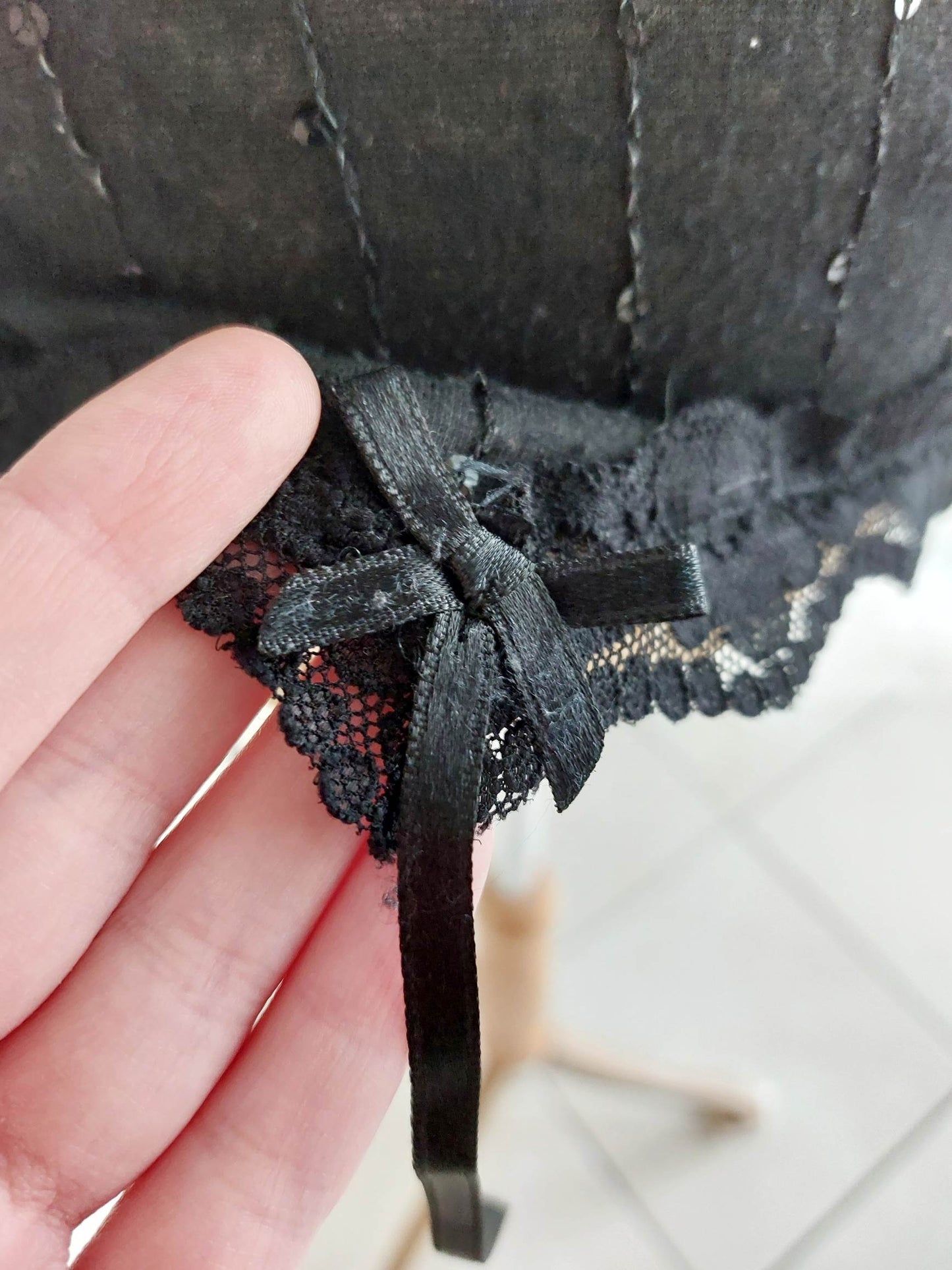 MIDNIGHT black lingerie-style camisole size S