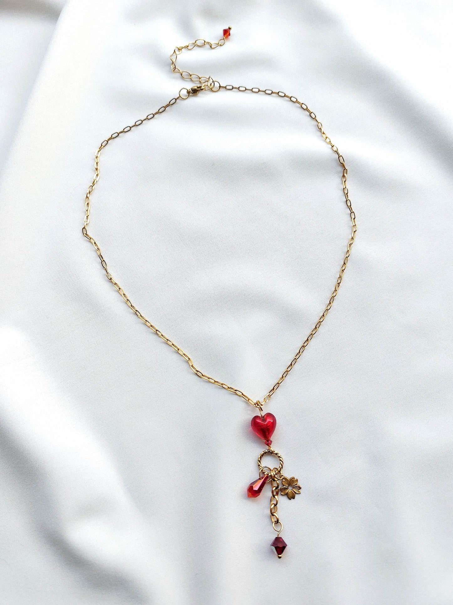 PROMISE gold necklace charm pendant