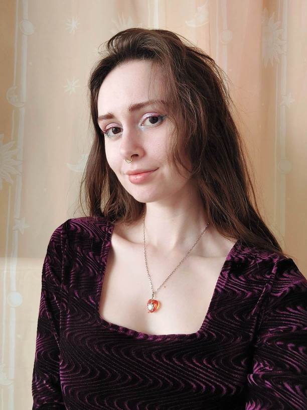 COSMOS heart and sun pendant necklace