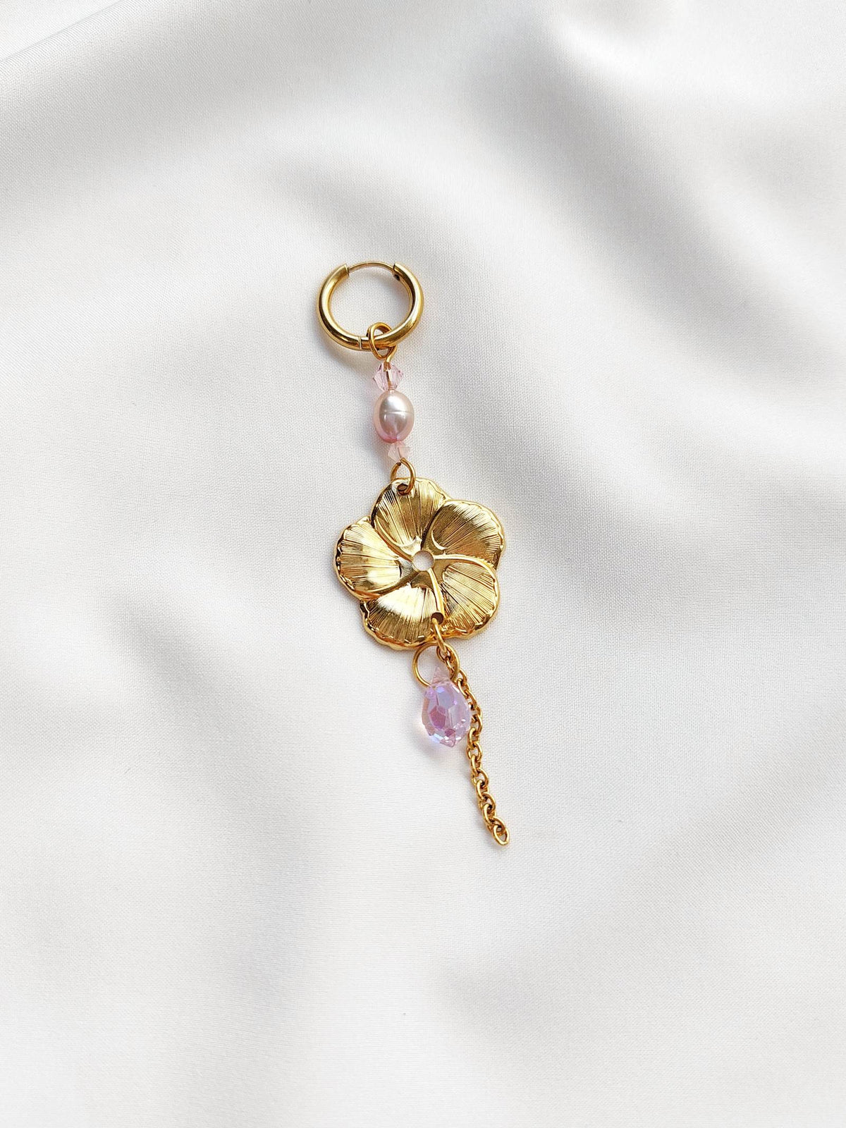 DÉLICE monoboucle fleur pastel