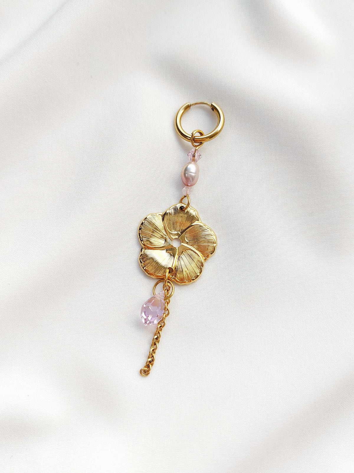 DÉLICE monoboucle fleur pastel