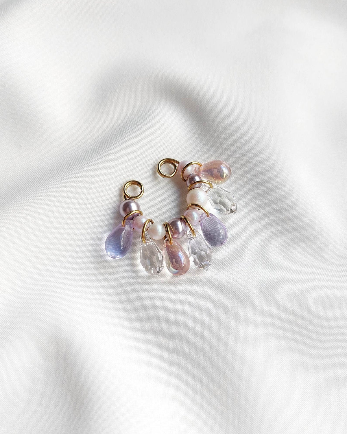 DREAMY earcuff avec gouttes pastels