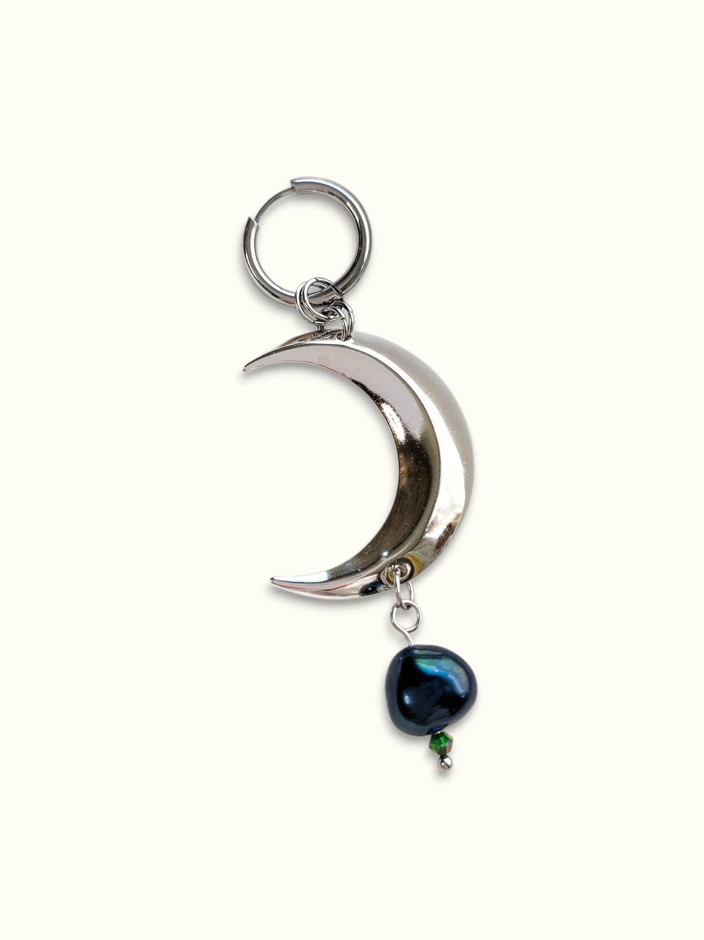 ECLIPSE single moon earring