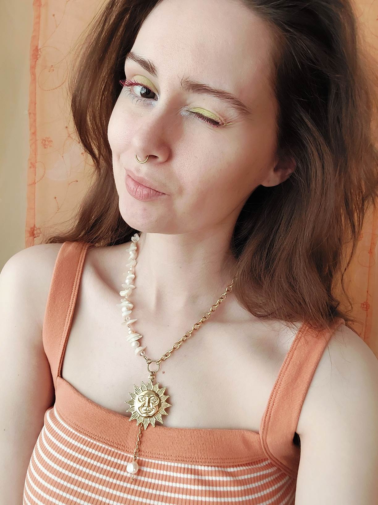 EMBLA large sun necklace