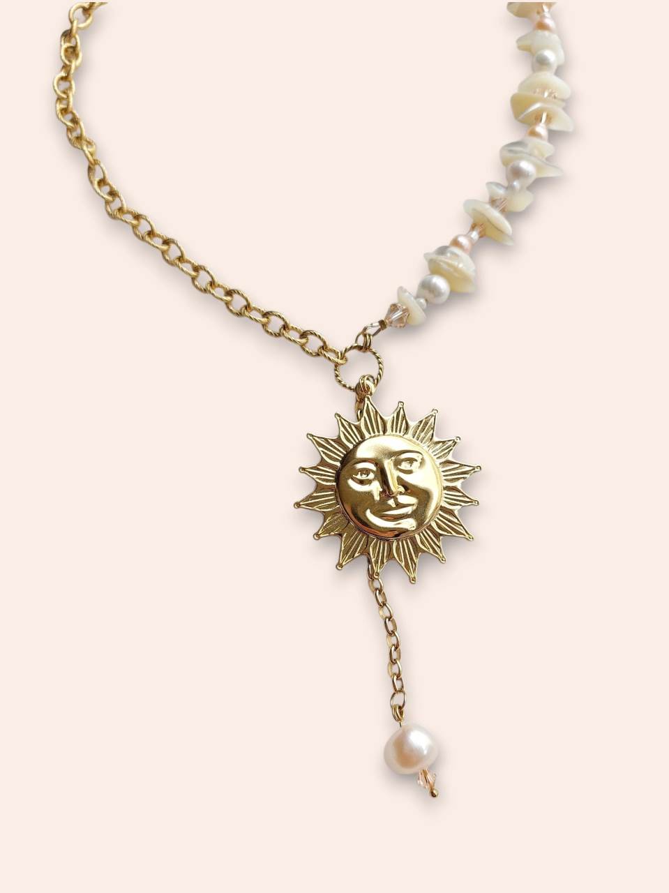 EMBLA large sun necklace