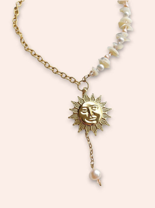 EMBLA large sun necklace