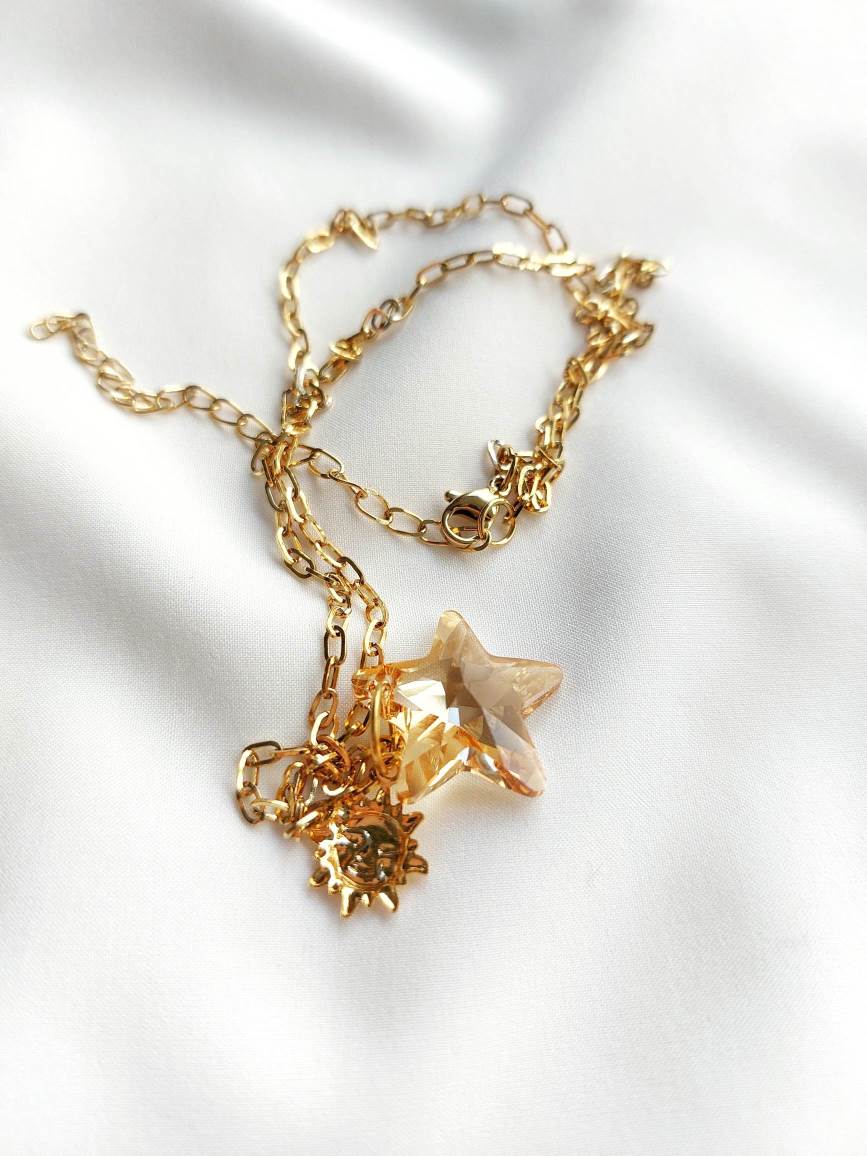 ETERNITY star and sun necklace
