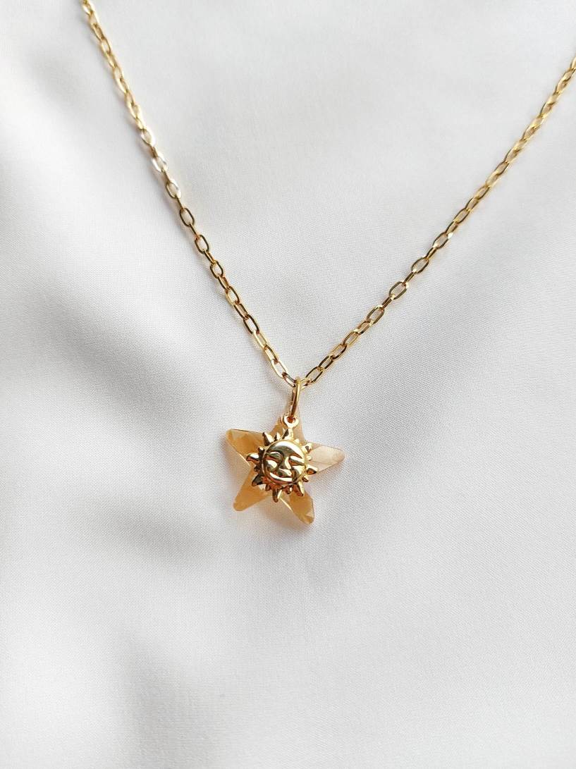 ETERNITY star and sun necklace