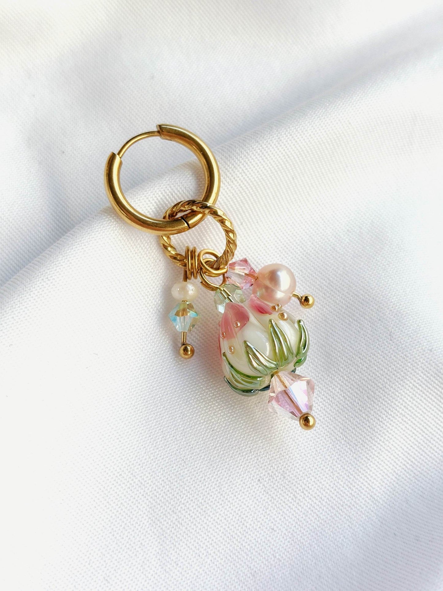 FLORAISON monoboucle fleur pastel