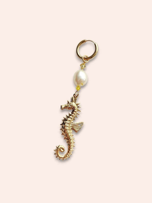 FOSSIL single loop yellow seahorse