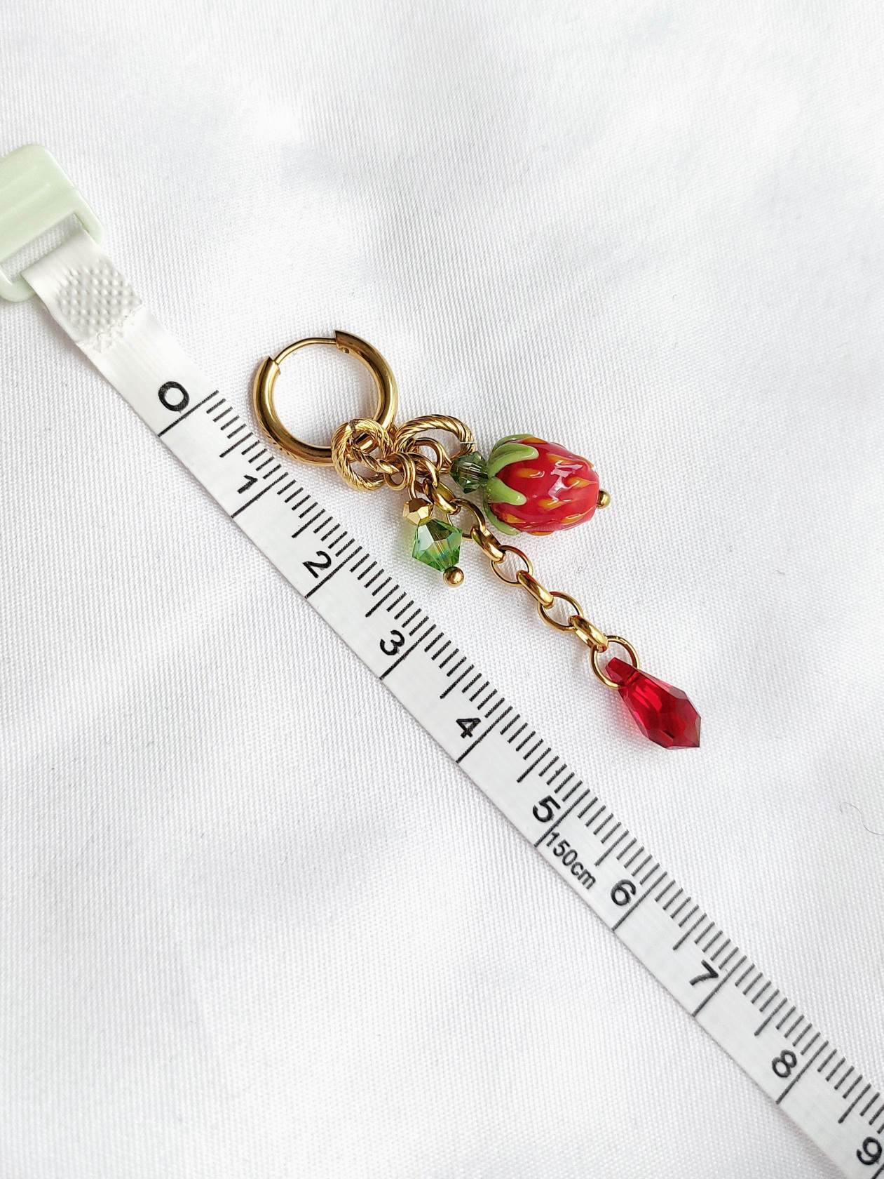 STRAWBERRY single-loop pearl strawberry