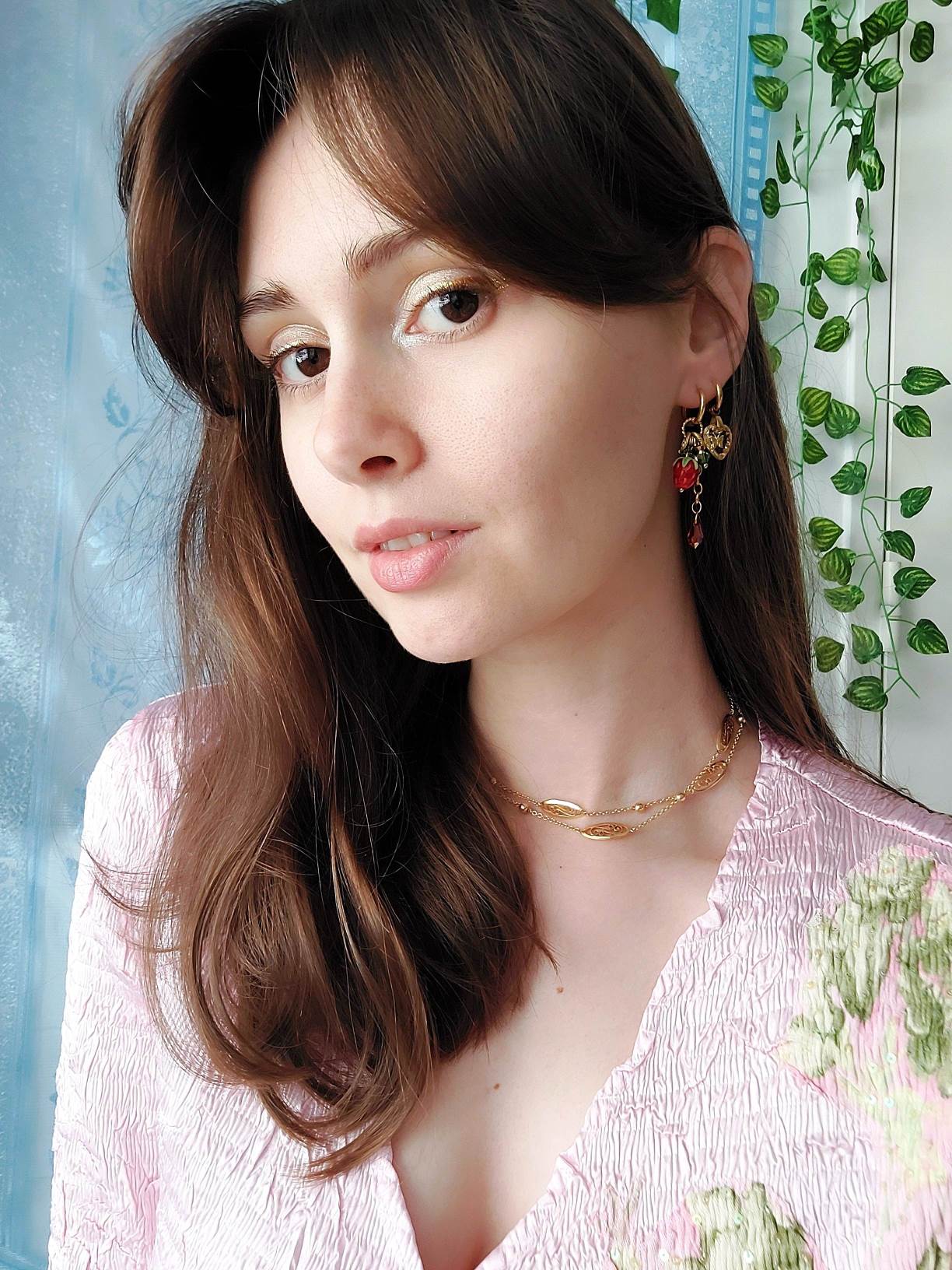 STRAWBERRY single-loop pearl strawberry