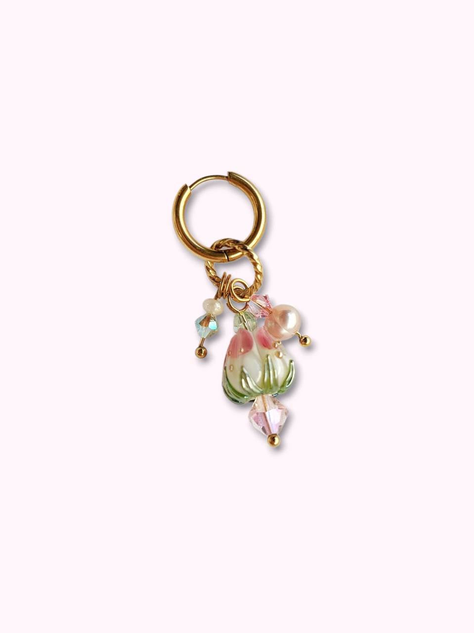 FLORAISON monoboucle fleur pastel