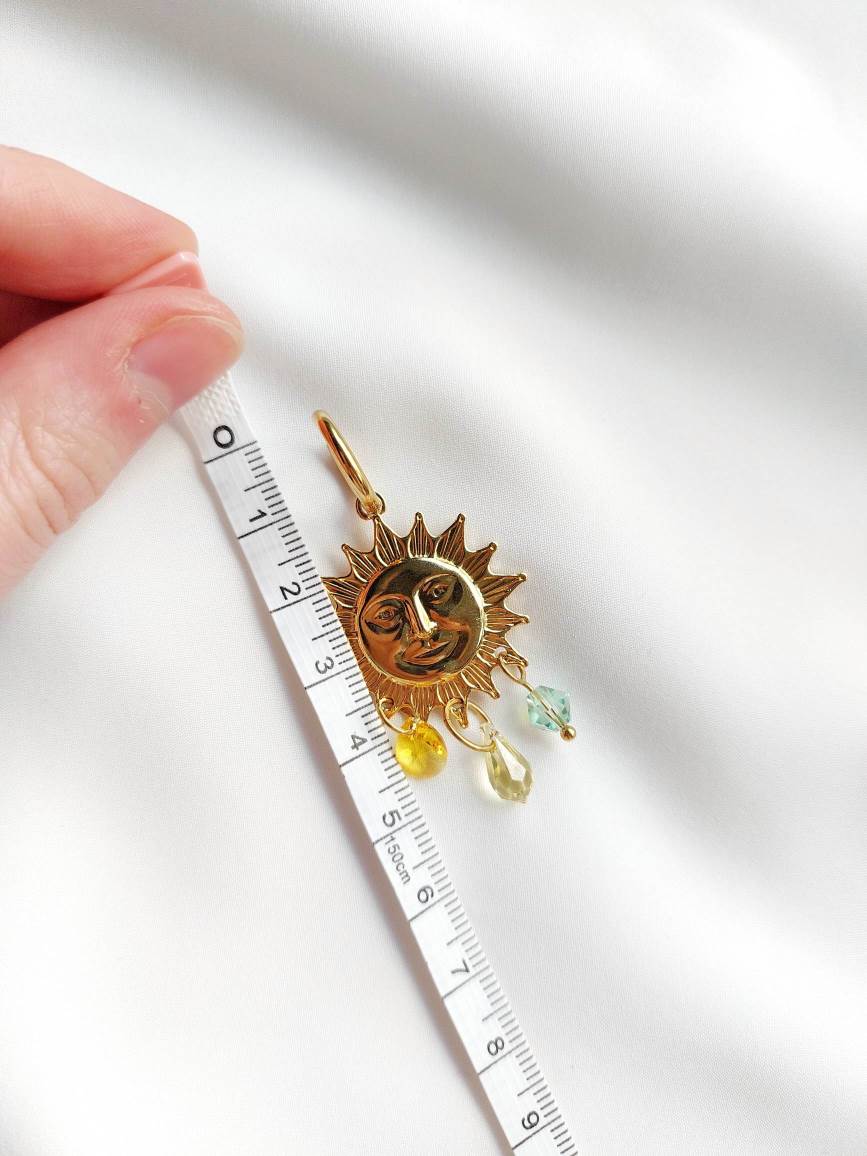 HALO sun and crystal single hoop