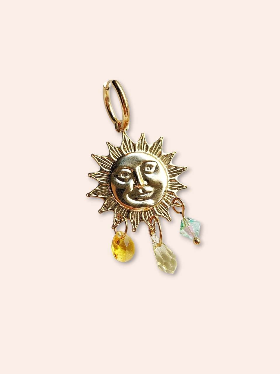 HALO sun and crystal single hoop