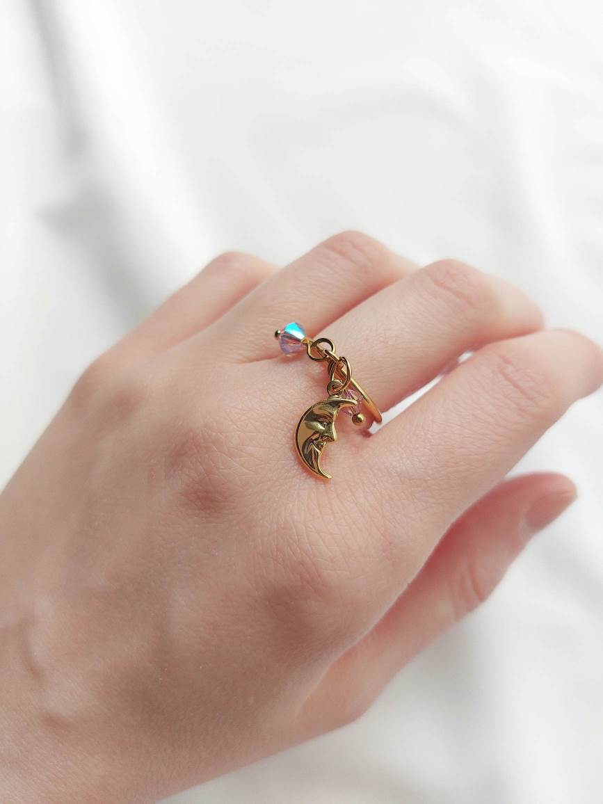 MOON adjustable ring