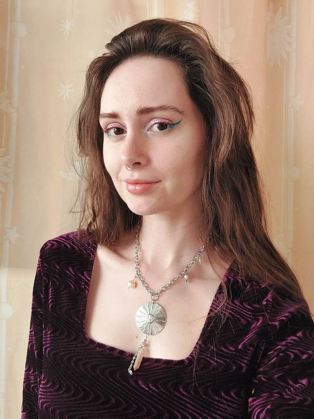 IMMENSITY silver-plated large sun necklace