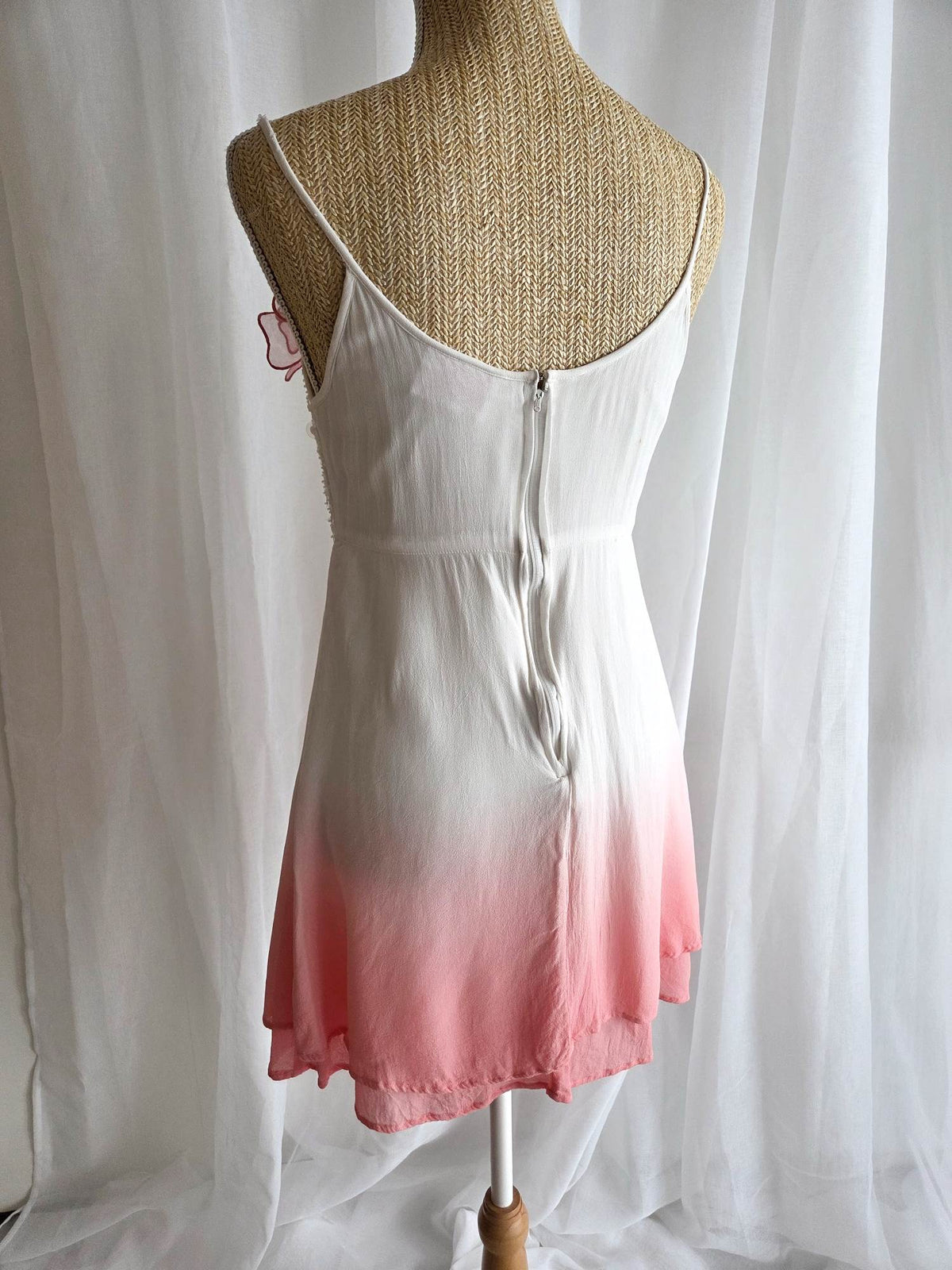 INNOCENCE robe blanche customisée René Derhy T.38