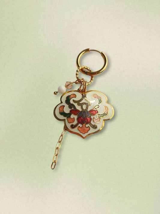 TALISMAN monoboucle pendentif émaillé