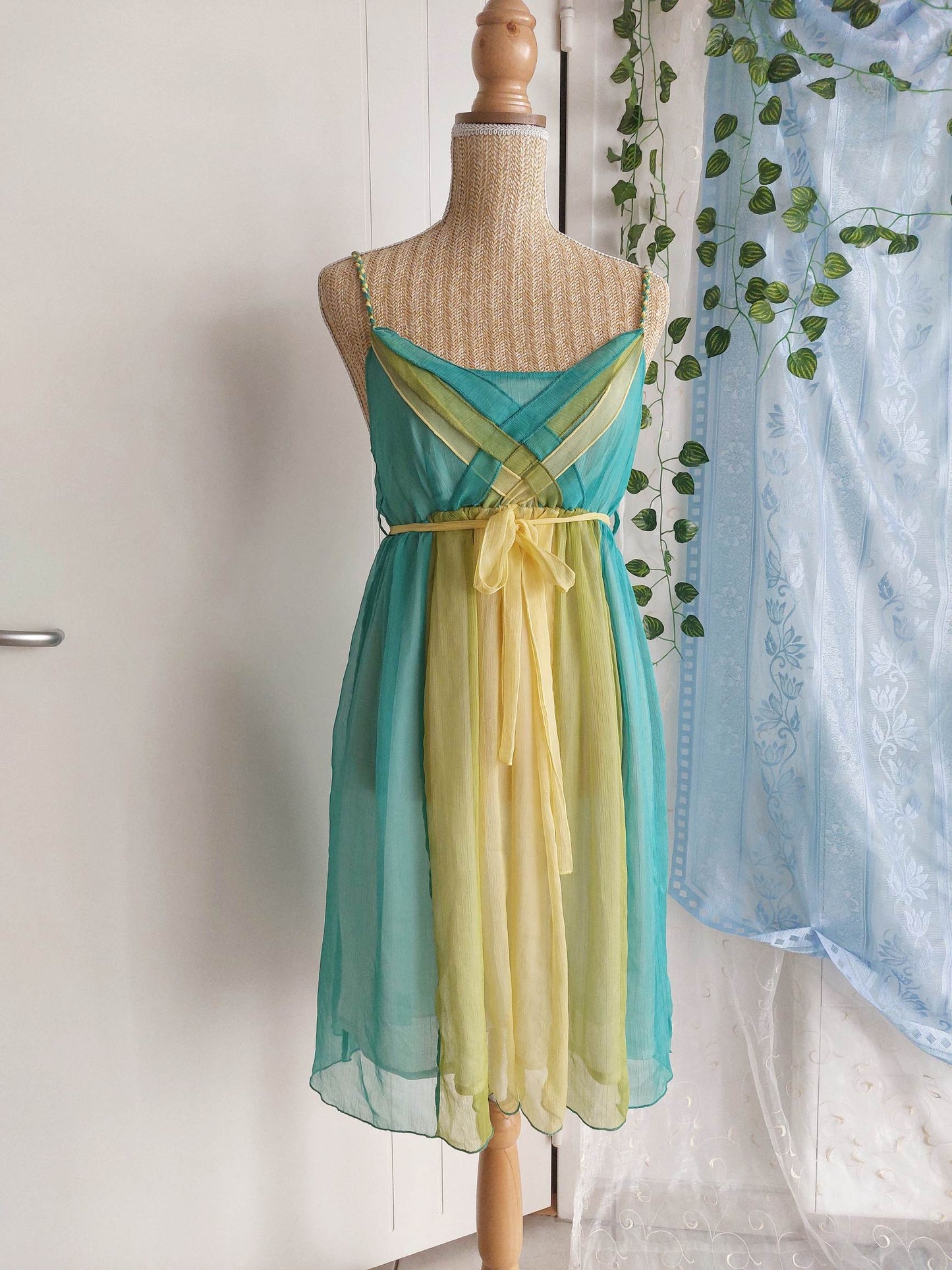 AQUARELLE Flowing empire dress Size 36 to 40