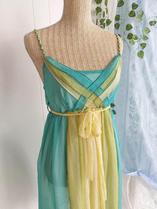 AQUARELLE Flowing empire dress Size 36 to 40