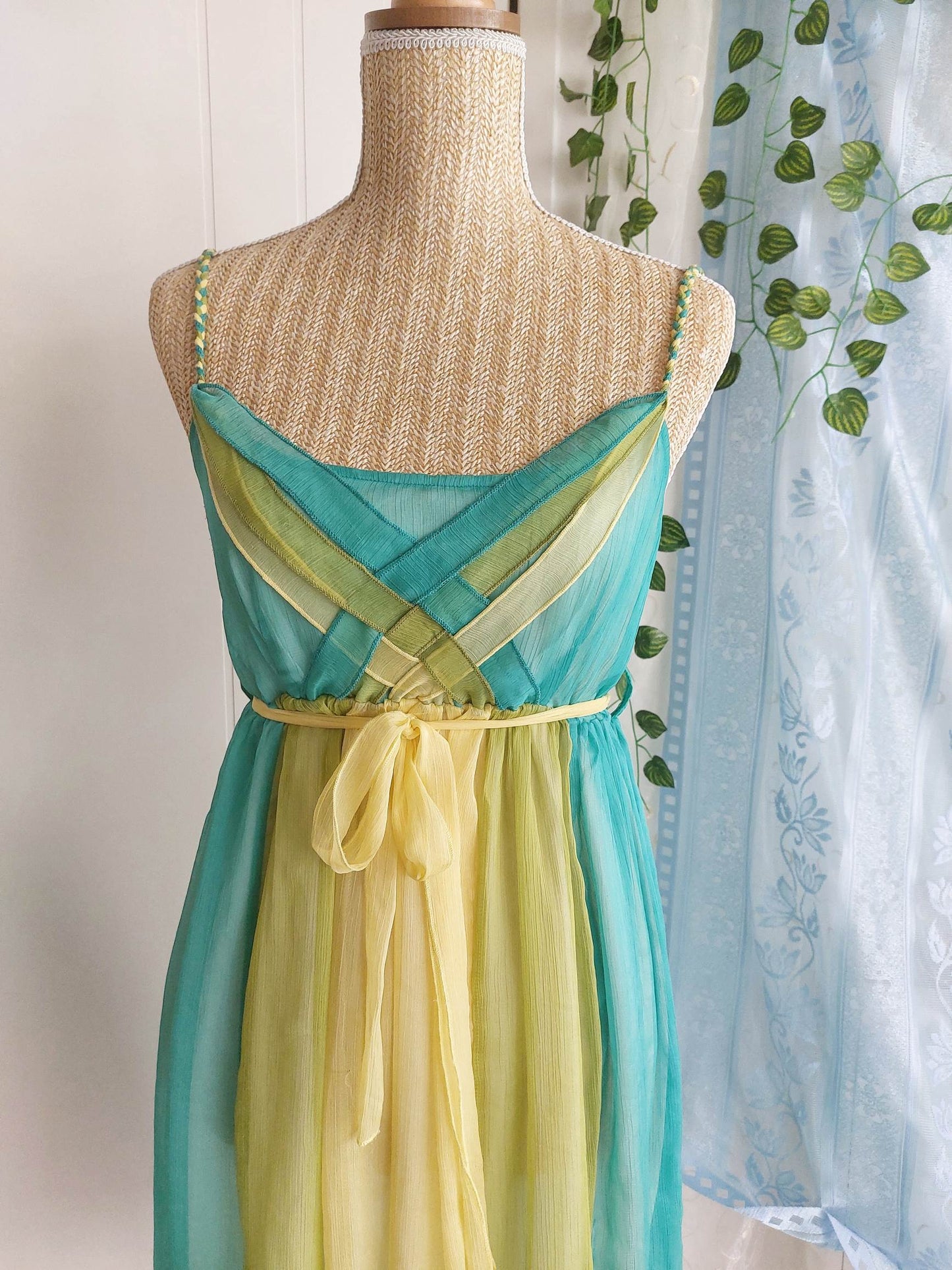 AQUARELLE Flowing empire dress Size 36 to 40