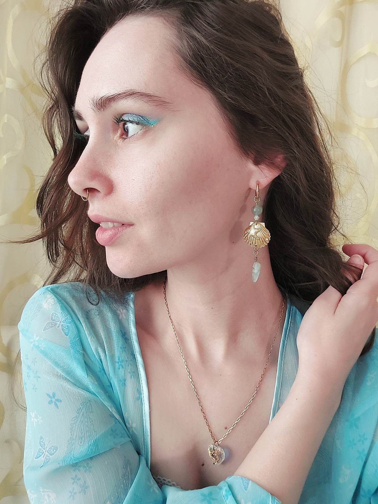 LIVIA seashell single earring