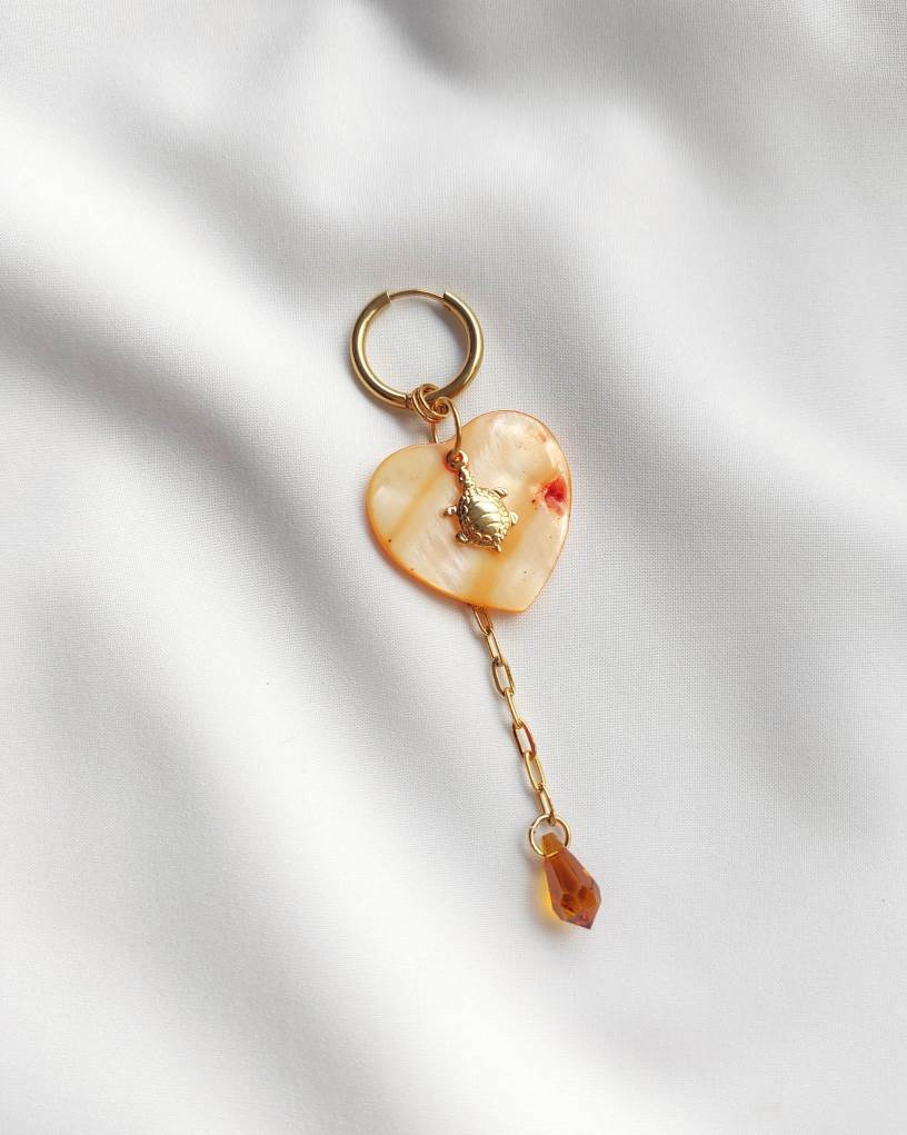 MIDI SOLAR single loop mother of pearl and tortoise