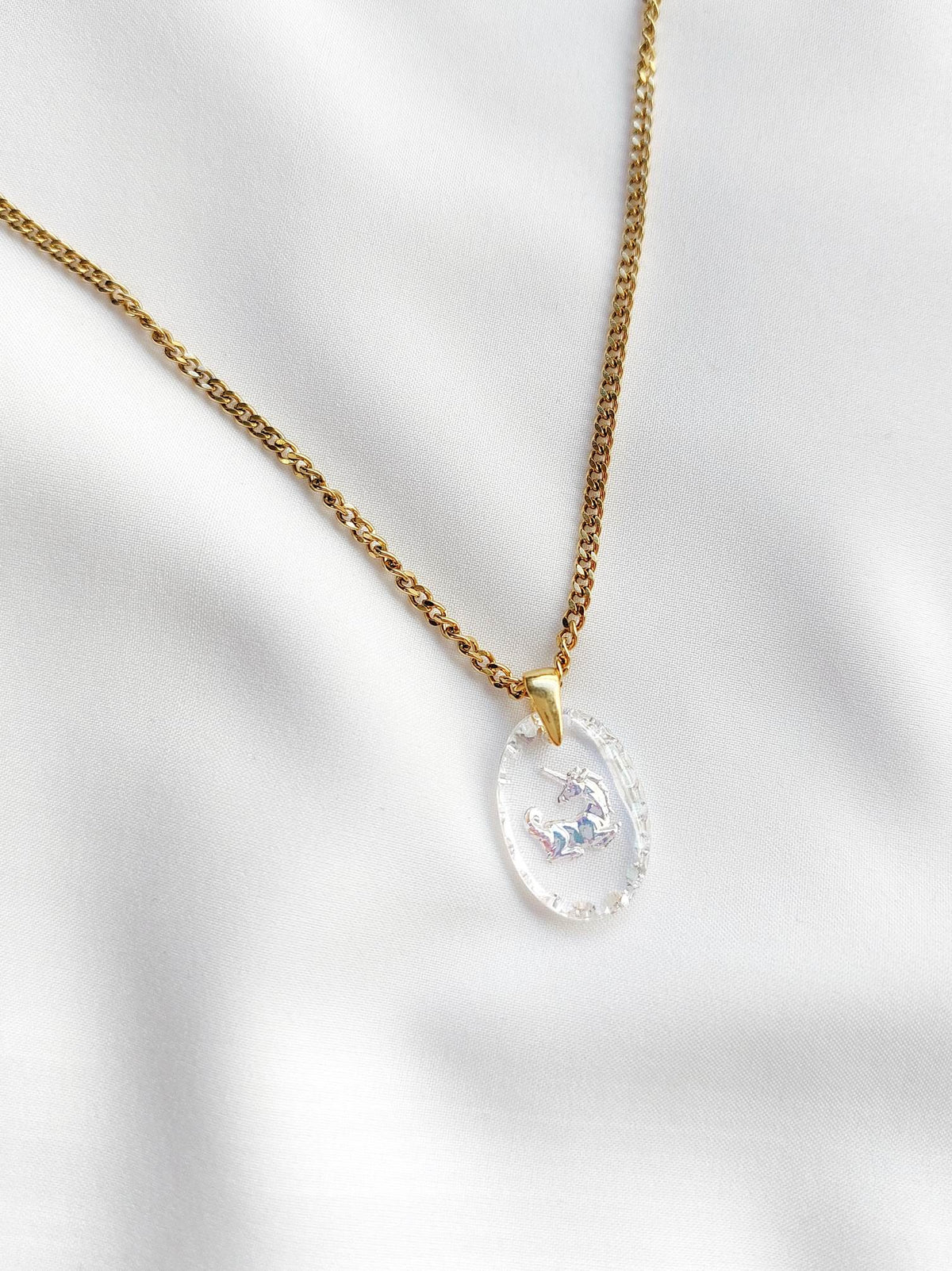 MYTHIC collier aurora licorne