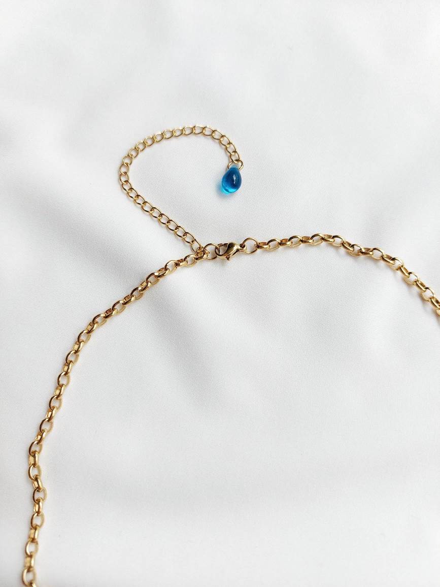 OCEAN gold plated shell necklace