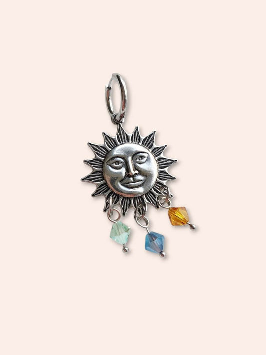 OPALESCENCE single hoop sun and crystals