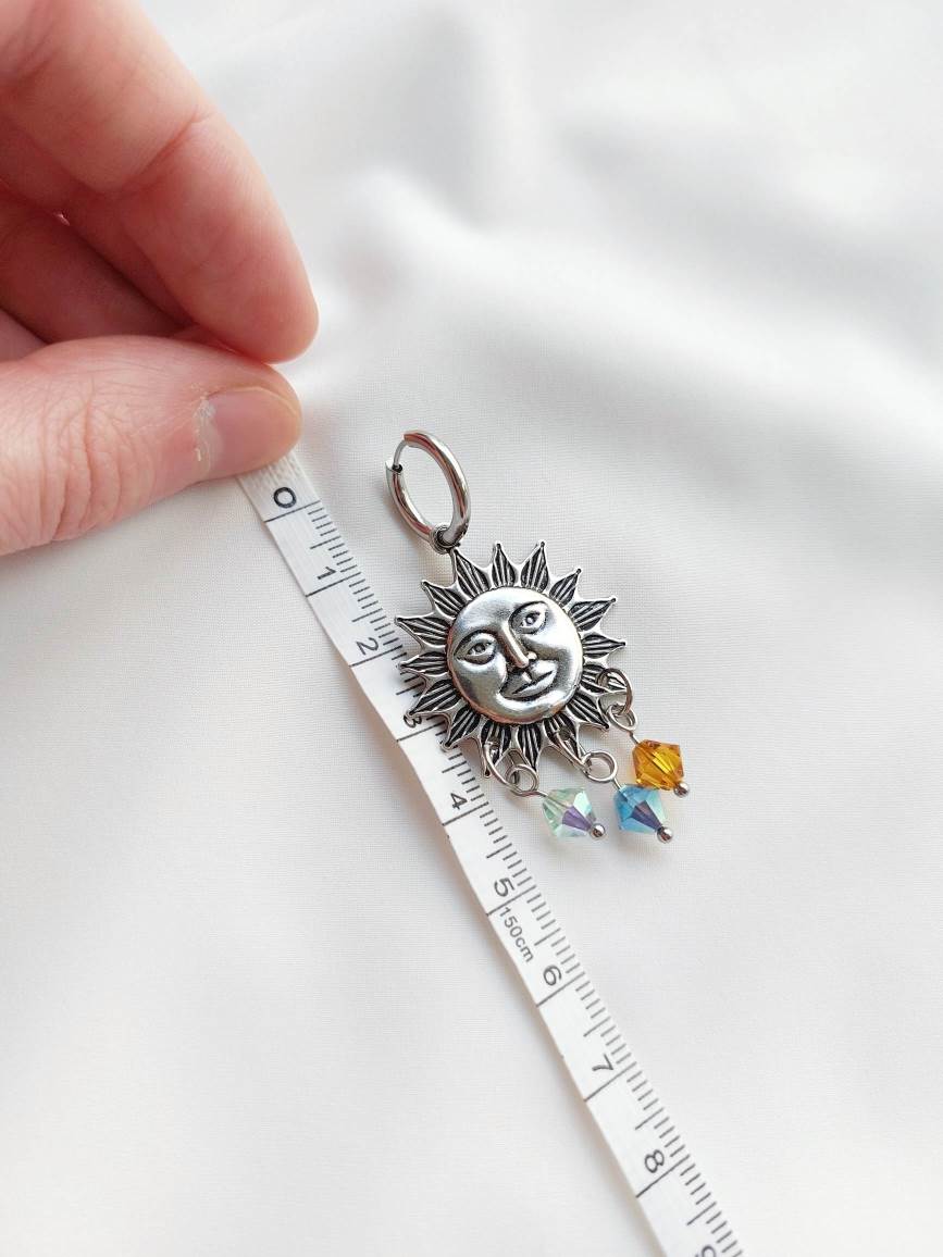 OPALESCENCE single hoop sun and crystals