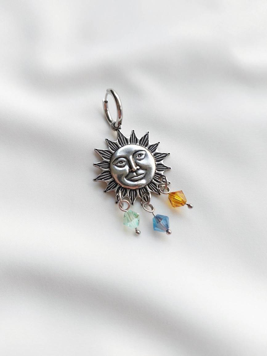 OPALESCENCE single hoop sun and crystals