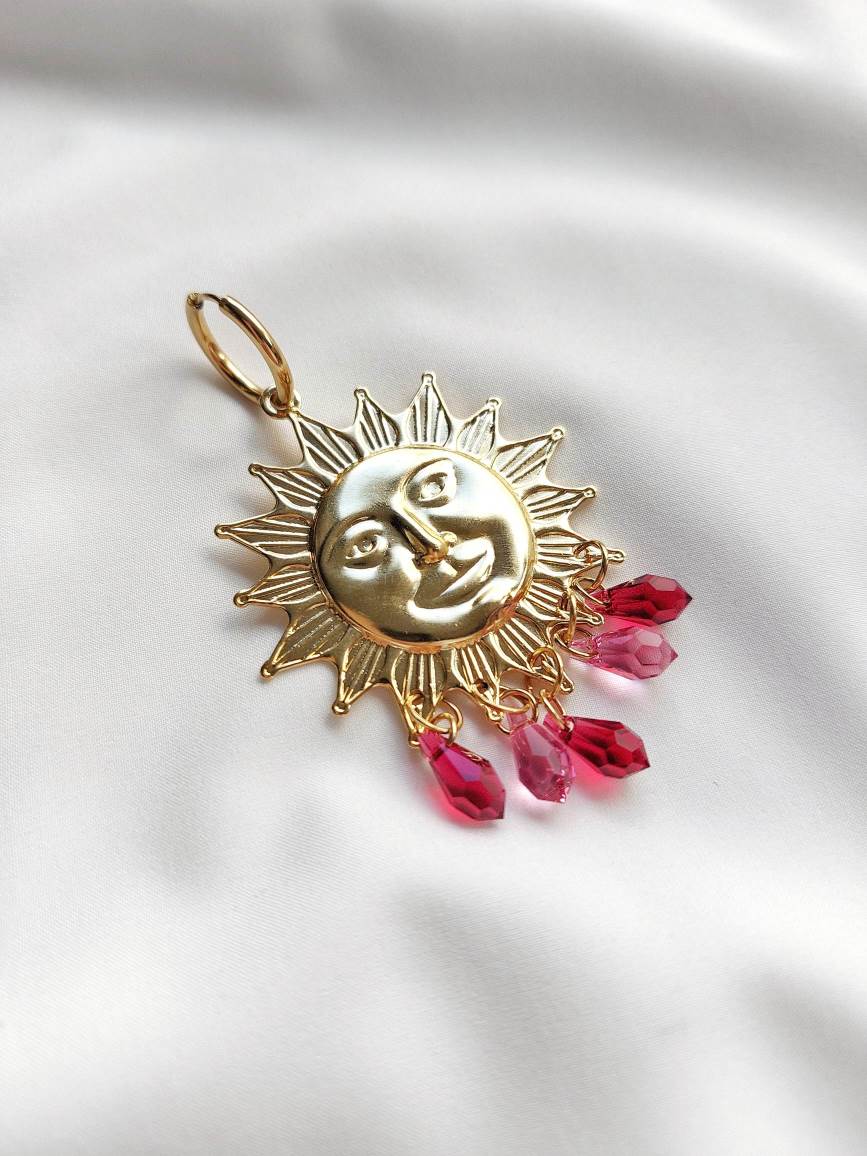 PLASMA single-loop sun and crystals