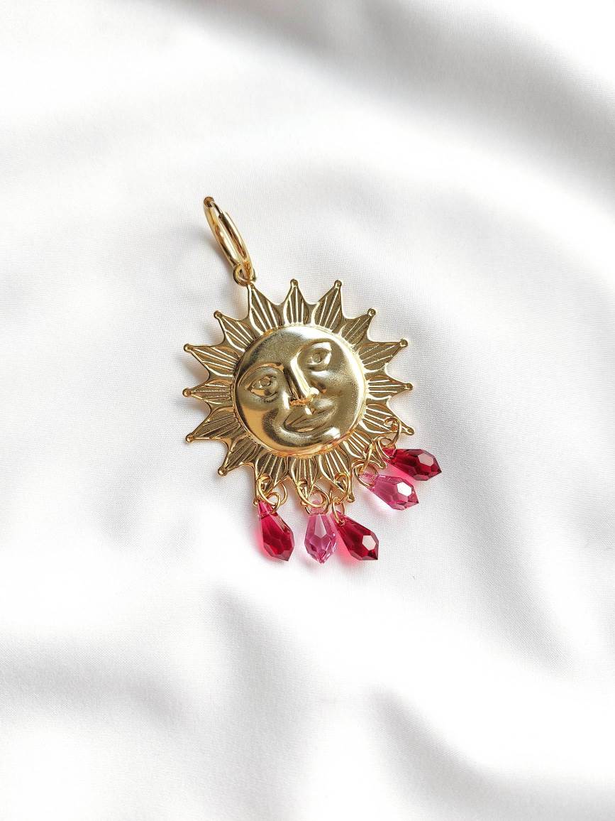 PLASMA single-loop sun and crystals