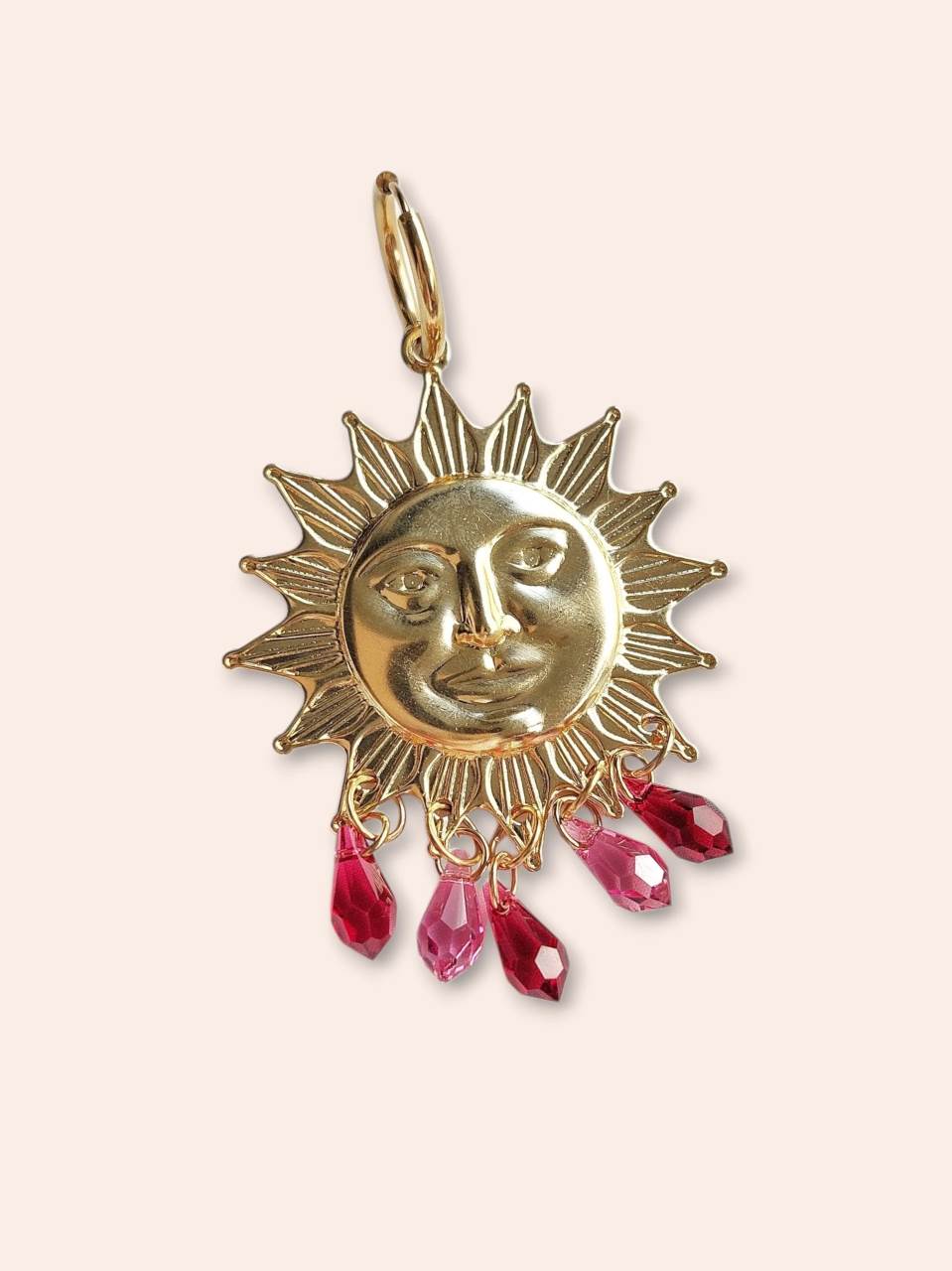 PLASMA single-loop sun and crystals