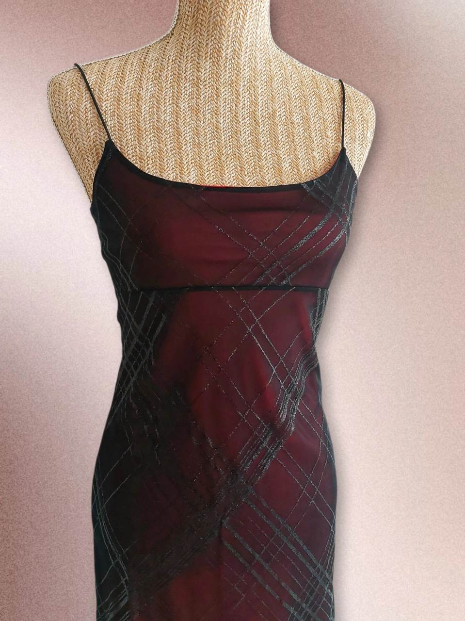 BELLADONE romantic black and red dress size XS/S