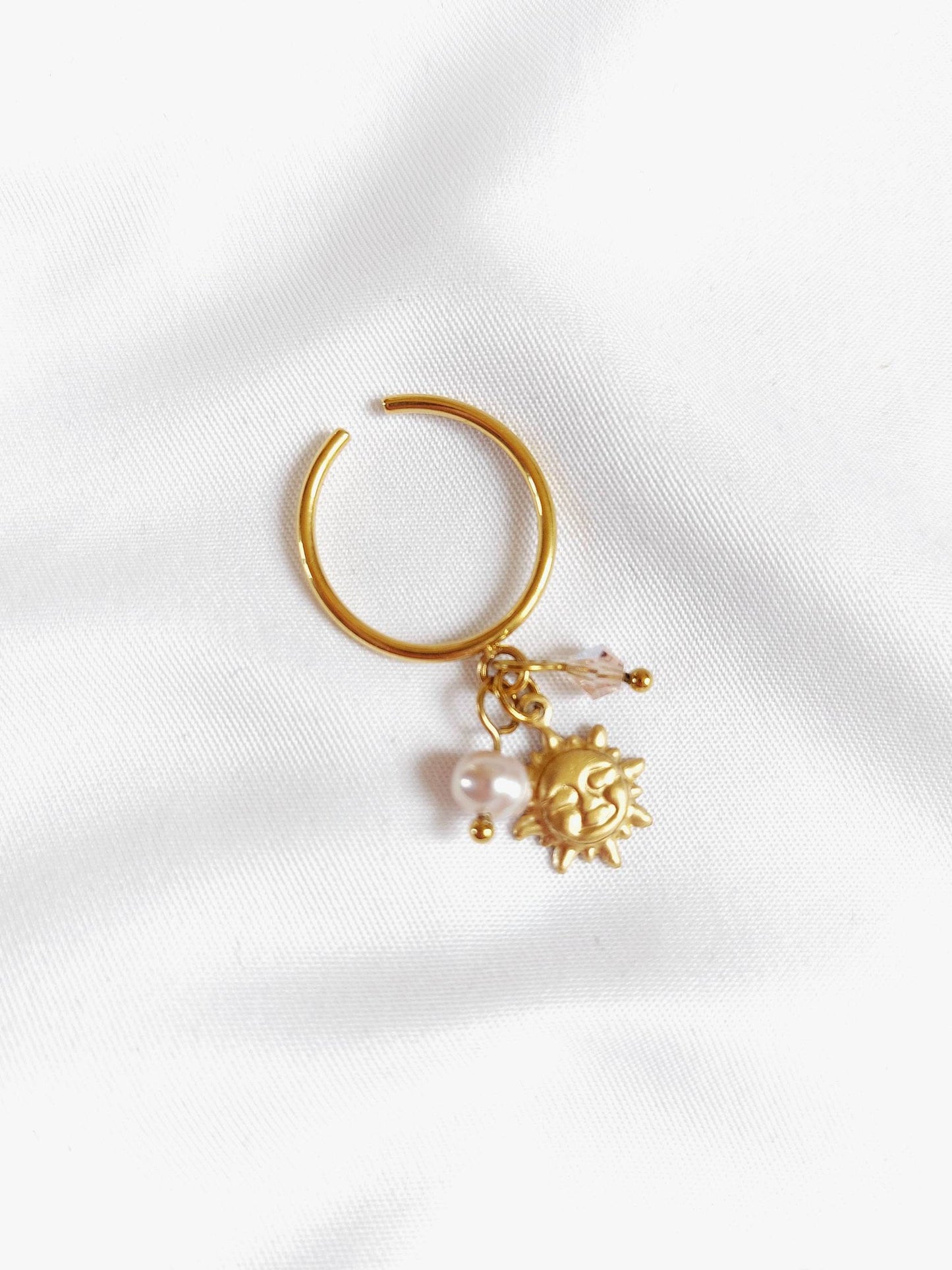 SWEET Asteria pastel sun ring