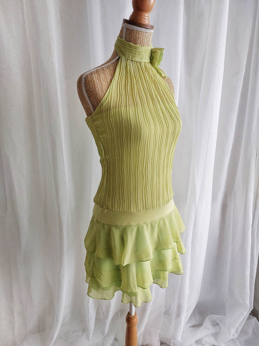 SAFRAN Red camisole with patterns and embroidery Size 36/38